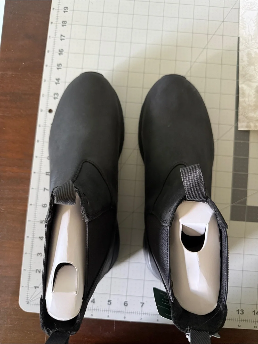 Men's Black Chelsea Rain Boots